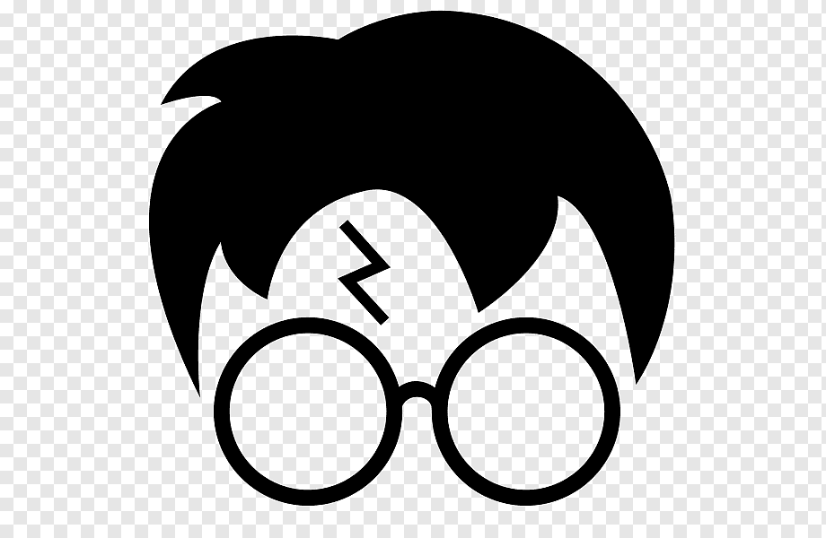 Harry Potter and the Philosopher's Stone Hermione Granger, Harry Potter, black, silhouette, potter png