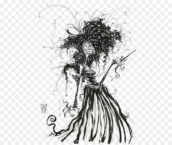 Harry Potter Bellatrix Lestrange Sorting Hat Alastor Moody Drawing - Rock woman 