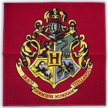 HARRY POTTER HOGWARTS EMBLEM SQUARE FLOOR MAT RUG LARGE ...