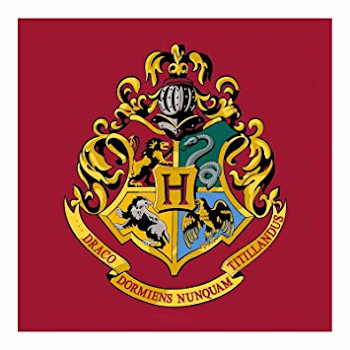 Harry Potter Hogwarts 'Emblem' Square Rug Bedroom Floor Mat ...