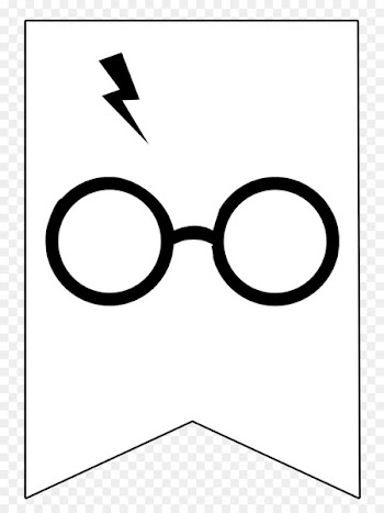 Harry Potter (Literary Series) Hogwarts School of Witchcraft and Wizardry Party Necktie Birthday - Harry Potter glasses 
