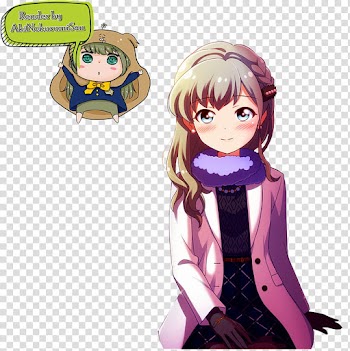 Haruka christmas winter date render transparent background PNG clipart