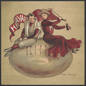 [Harvard football poster featuring male | Free Photo - rawpixel