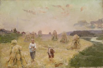 Harvest folk, 1883, Aukusti Uotila | Free Photo - rawpixel