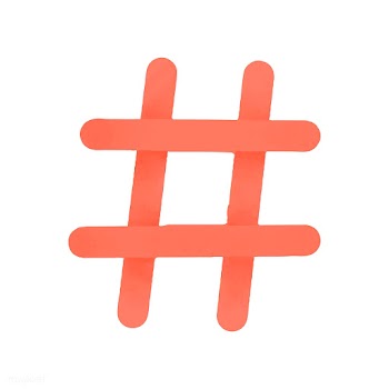 Hashtag social media icon vector | Free stock vector - 533166