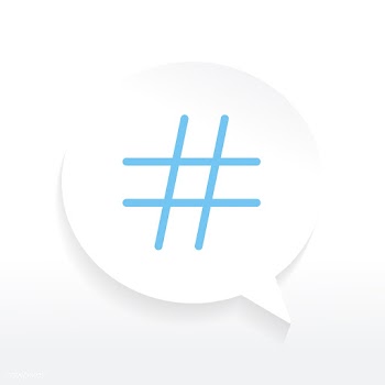 Hashtag speech bubble | Free stock vector - 586235