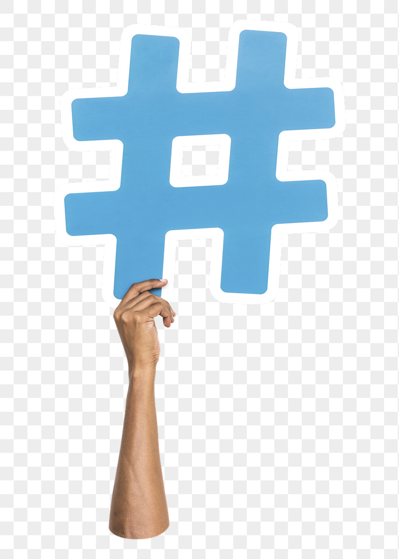 Hashtag symbol png hand holding | Free PNG - rawpixel