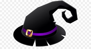 Hat Clip art - Witch Hat Transparent PNG Clip Art 