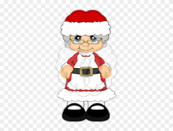 Hat Clipart Mrs Claus - Mrs Claus Transparent Background - Free ...