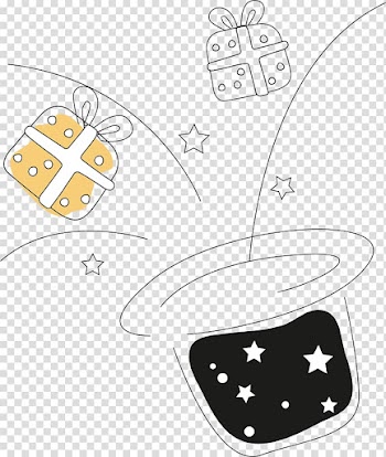 Hat Gift, Magician's hat transparent background PNG clipart