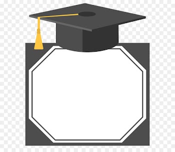 Hat Graduation ceremony Bachelor's degree - Bachelor of cap Border 