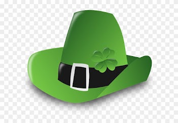 Hat, Headwear, Traditional, Four-leaf Clover - St Patrick's Day March 2018 Calendar