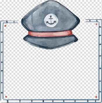 Hat Sailor cap, Sailor hat border Crew transparent background PNG clipart