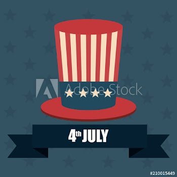 hat USA independence day celebration design