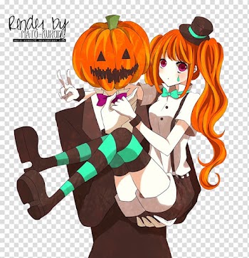 Hatsune Miku Anime Halloween Vocaloid, Halloween transparent background PNG clipart