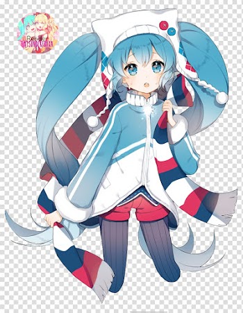 Hatsune Miku Anime Yuki Vocaloid, hatsune miku transparent background PNG clipart