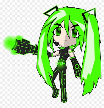 Hatsune Miku Ben 10 Cartoon Clip Art - Hatsune Miku Ben 10 Cartoon Clip Art