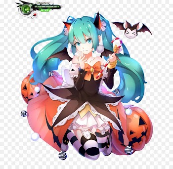 Hatsune Miku Vocaloid Chiyo Mihama Halloween Megurine Luka - halloween live 