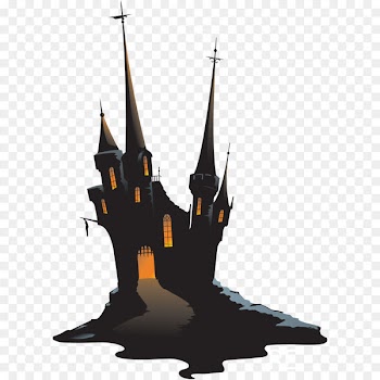 Haunted Castle Clip art - Halloween haunted castle dark element vector 