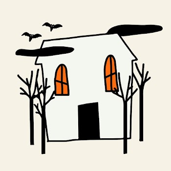 Haunted house halloween psd cute doodle… | Free stock illustration | High Resolution graphic