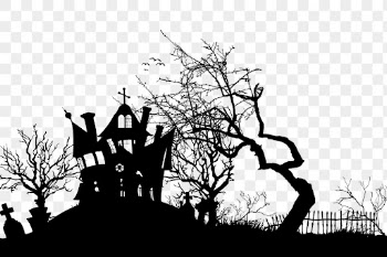 Haunted house png sticker Halloween | Free PNG - rawpixel