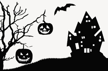 Haunted house  silhouette collage | Free PSD - rawpixel