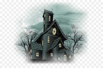Haunted house Who Murdered Mr. Malone? Ghost Drawing - house 
