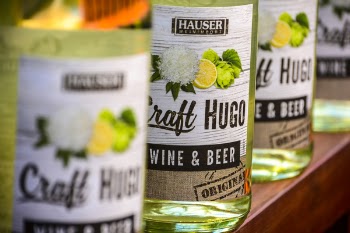 Hauser Craft Hugo Wine and Beer Bottles