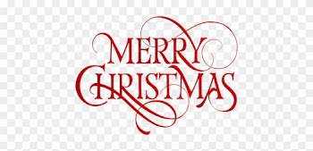 Have A Great Monday Clipart - Merry Christmas Font Png