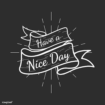 Have a nice day text in a badge | Free stock vector - 575035