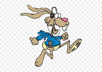 Havre de Grace Easter Bunny Rabbit Hare - Crazy rabbit 