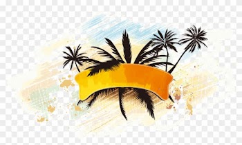 Hawai Playas De Miami Beach - Png Watercolor Palm Tree