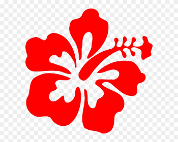 Hawaii Clipart Red Hibiscus - Red Hibiscus Flower Clip Art - Free ...