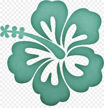 Hawaii, Drawing, Flower, Green, Hawaiian Hibiscus PNG