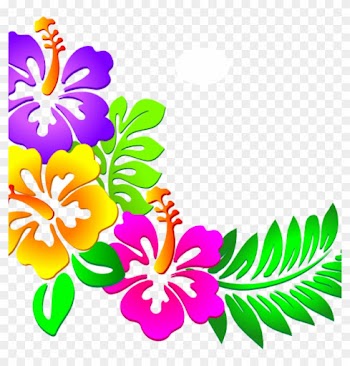 Hawaii Images Clip Art Hawaiian Clip Art Free Downloads - Clipart Flower Border Png
