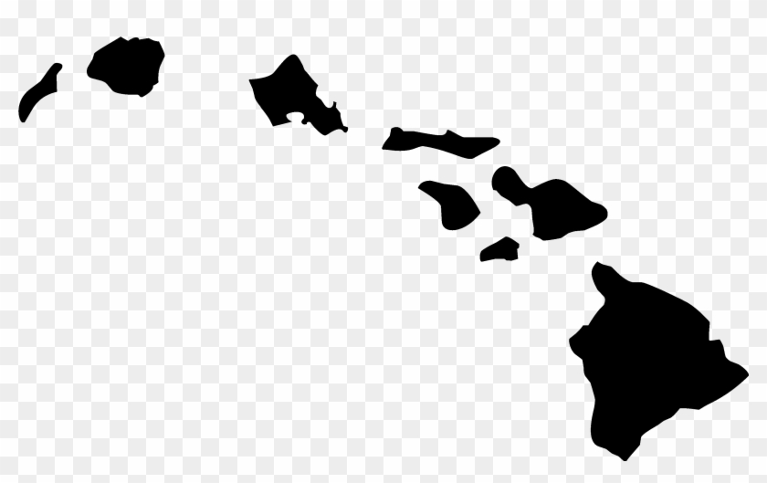 Hawaii Outline Clipart Free - Hawaiian Islands Clip Art