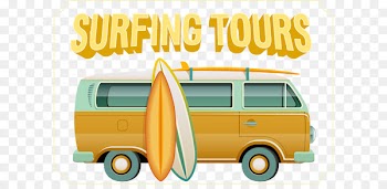 Hawaii Surfing Poster Surfboard - Hawaii vacation theme vector 