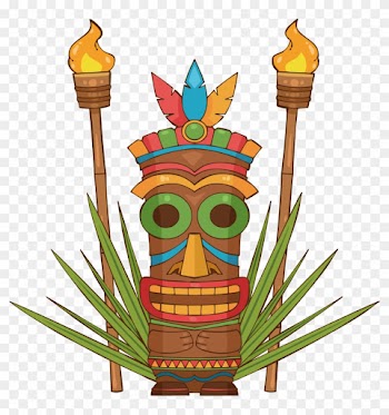 Hawaii Tiki Funcandi Jungle Run - Hawaiian Tiki Mask Png