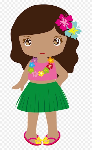 Hawaiian Aloha Tropical - Hawaiian Girl Png