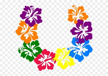 Hawaiian Flower Clip Art Borders Free Clipart Images - Flower Lei Clip Art