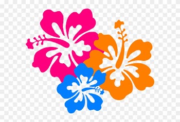 Hawaiian Flower Clip Art Borders - Hibiscus Clip Art