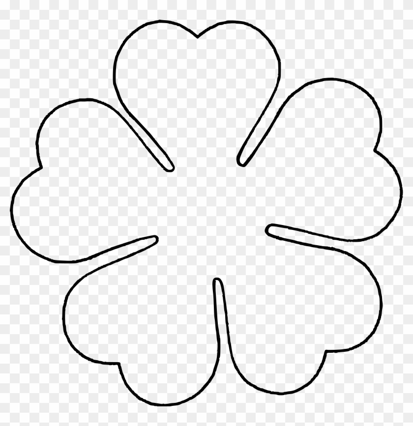 Hawaiian Flower Template Hibiscus Flower Template Free - Molde De Flores