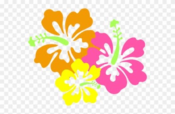 Hawaiian Luau Clip Art Border Clipart Free To Use Clip - Hibiscus Clip Art