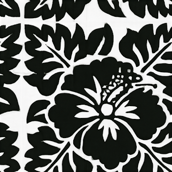 Hawaiian Quilt Pattern - Hibiscus Blossom Design