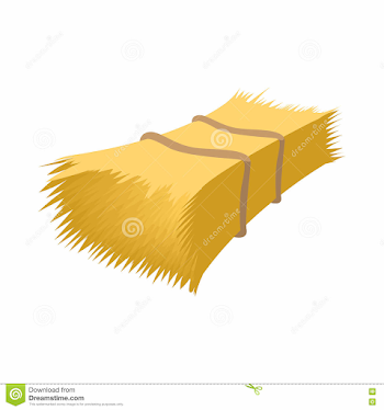 Haystack cartoon icon stock vector. Illustration of harvest - 79567950
