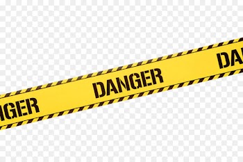 Hazard Barricade tape Stock photography - Yellow danger warning belt 