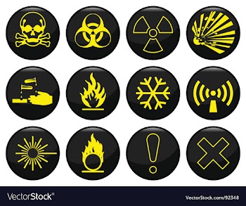  					Hazard icon vector&nbsp;image														