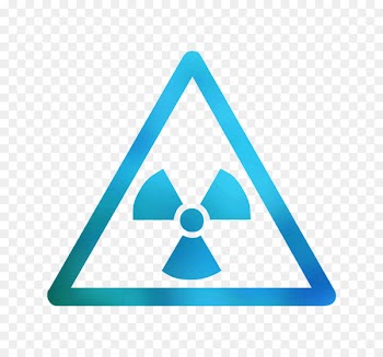 Hazard symbol Ionizing radiation Warning sign -  