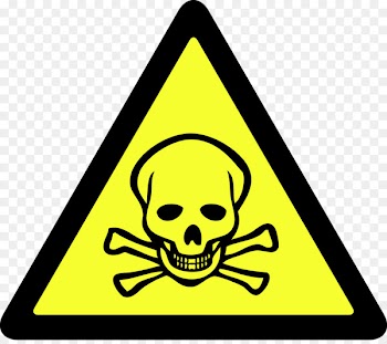 Hazard symbol Sign HAZMAT Class 6 Toxic and infectious substances Toxicity Poison -  