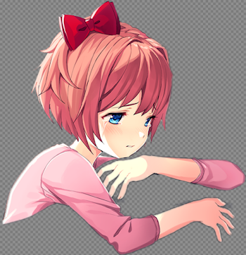 HD Anime Hug Sadgirl Crying Png Anime Hug Cry - Doki Doki ...